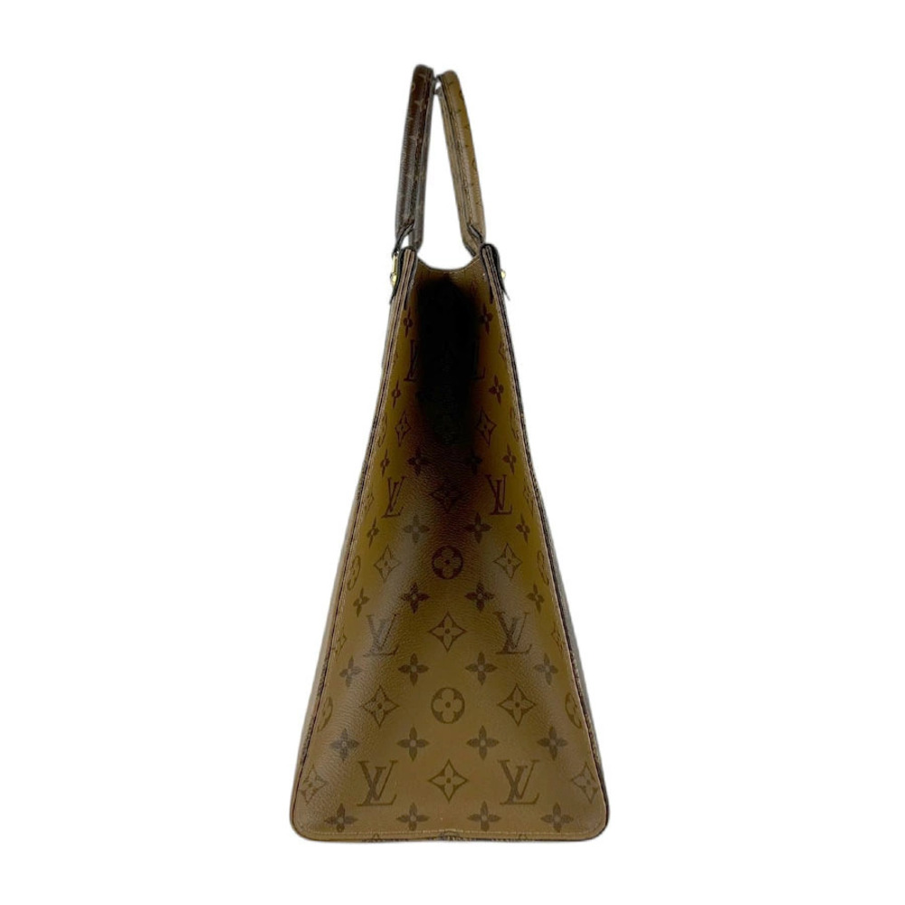 Louis Vuitton Shoulder OnTheGo Giant Reverse Bag Monogram 2way Brown